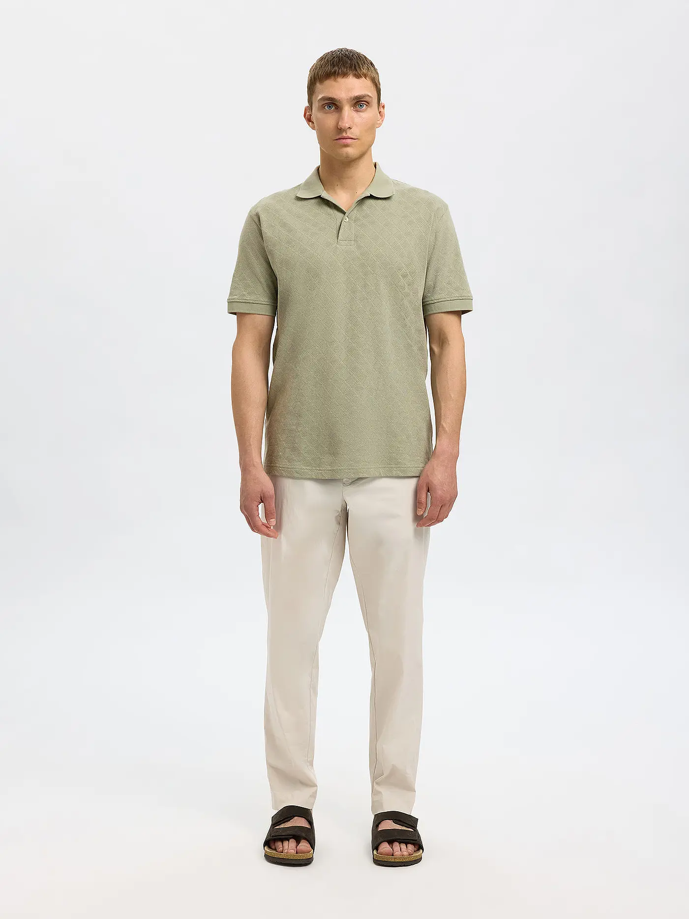 SELECTED | Poloshirt SLHPAUL | grün